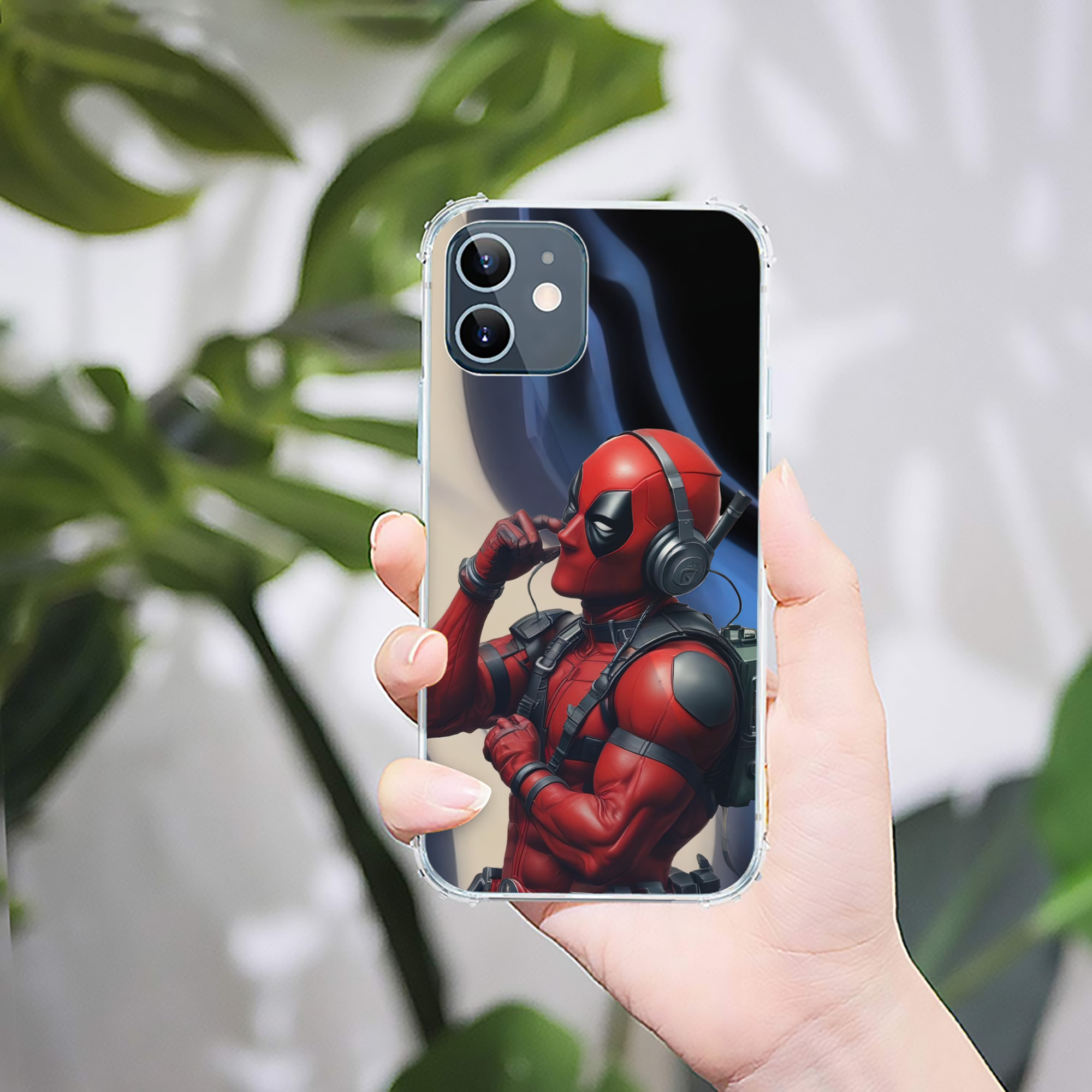 （画像用） Deadpool デッドプール 【iPhone 12シリーズ対応】透明スマホケース（クリアソフトケース）